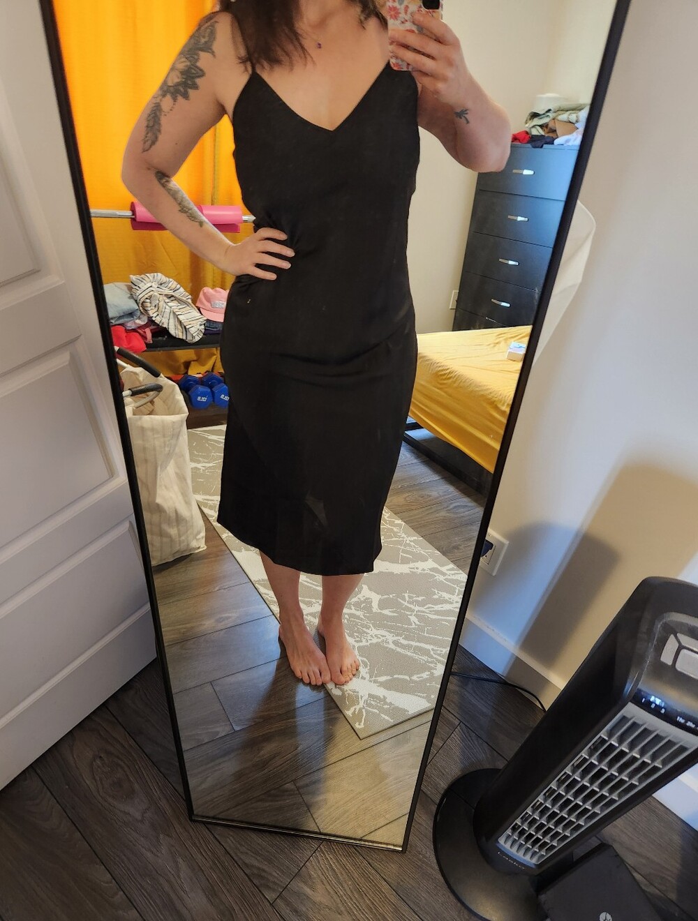 Black Slip Dress